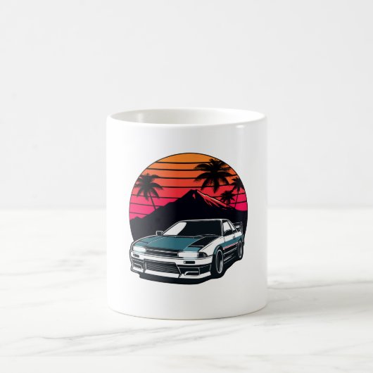 Mug JDM voiture Japonaise Retro Voiture Racine Driftin (Centre)
