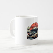 Mug JDM voiture Japonaise Retro Voiture Racine Driftin (Devant gauche)