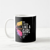 Mug Je attrape comme une fille Softll Catcher Softll J (Gauche)