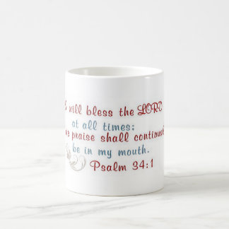Mug Je bénirai le seigneur