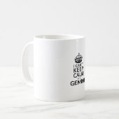 Mug Je biseaute maintiens le calme Im des Gémeaux (Devant gauche)