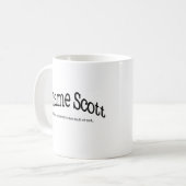 Mug Je blâme Scott (Devant gauche)