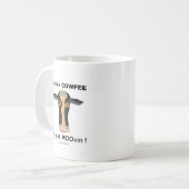 Mug Je bois COWfee pour obtenir MOOvin ! (Devant gauche)