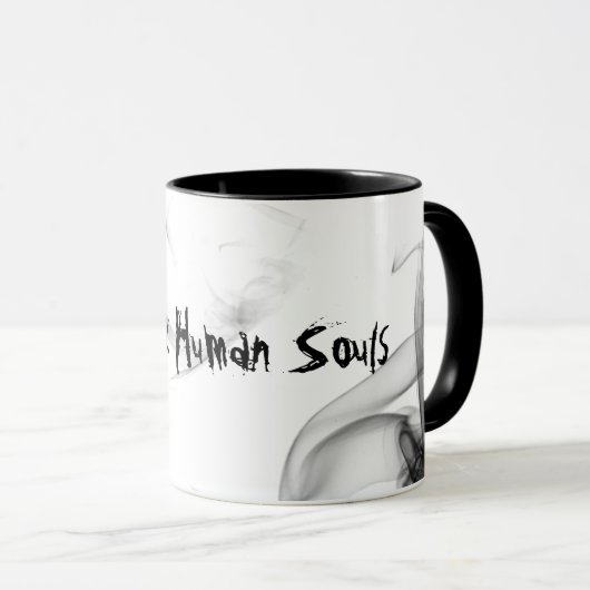 Mug Je bois des âmes humaines (Devant droit)