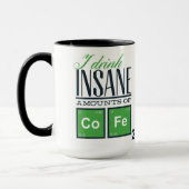 Mug Je bois des quantités insensées de café drôle de c (Gauche)