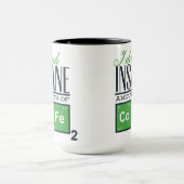 Mug Je bois des quantités insensées de café drôle de c (Centre)