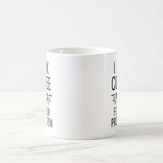 Mug Je Bois Du Café (Centre)