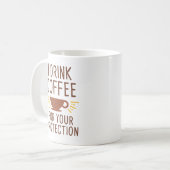 Mug Je Bois Du Café (Devant gauche)