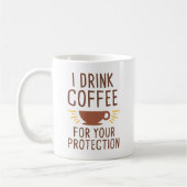 Mug Je Bois Du Café (Gauche)