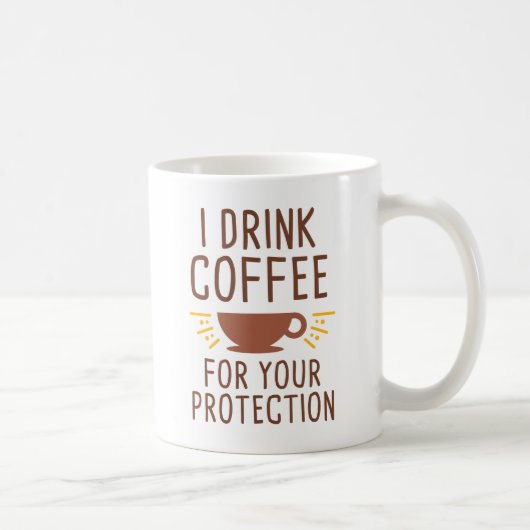 Mug Je Bois Du Café (Droite)