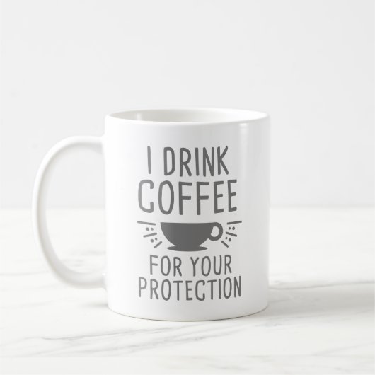 Mug Je Bois Du Café (Gauche)