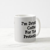 Mug Je bois du café - Mug-A-Tude (Devant droit)