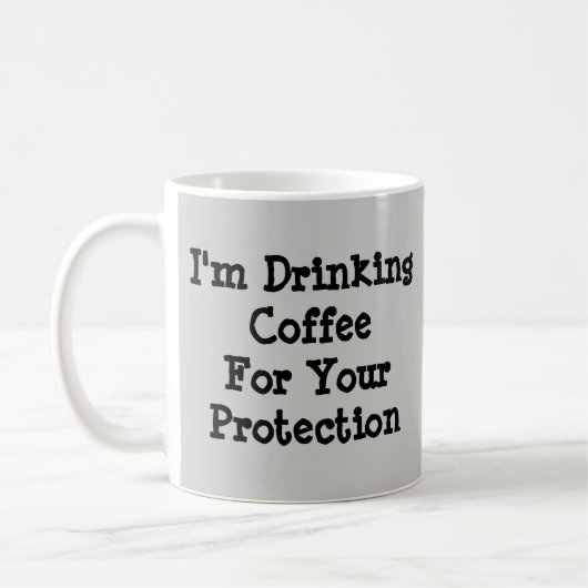 Mug Je bois du café - Mug-A-Tude (Gauche)