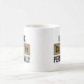Mug Je Bois Du Café Périodiquement (Centre)
