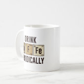 Mug Je Bois Du Café Périodiquement (Devant gauche)