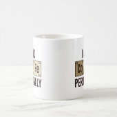 Mug Je Bois Du Café Périodiquement (Centre)