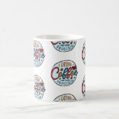 Mug Je bois du café pour me protéger (Centre)