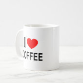 Mug Je ❤️ CAFE J'AIME CAFE J'AIME CAFE (Devant gauche)