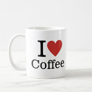 Mug JE ❤️ Café PERSONNALISABLE