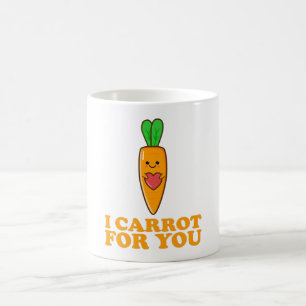 Mug Je Carotte Pour Toi, Mignonne Pun De Carotte Kawai