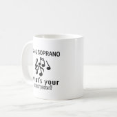 Mug Je chante le soprano (Devant gauche)