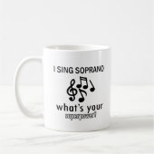 Mug Je chante le soprano (Gauche)