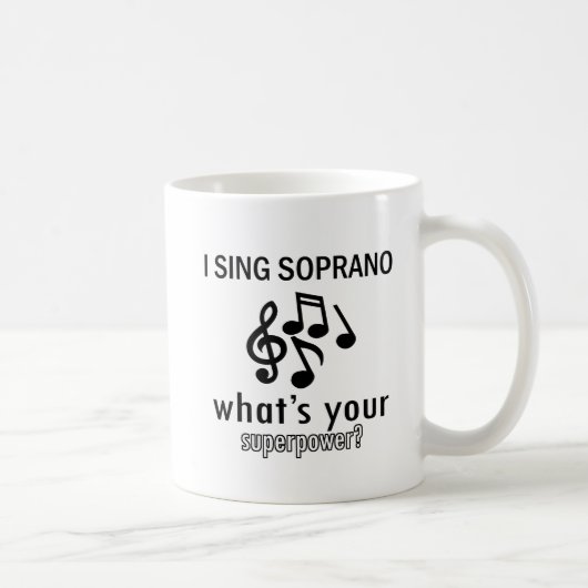 Mug Je chante le soprano (Droite)