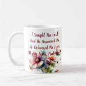 Mug Je cherchai le Seigneur Moderne  (Gauche)