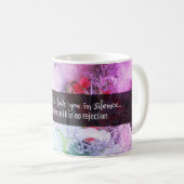Mug Je choisis l'amour : Inspiration florale (Devant droit)