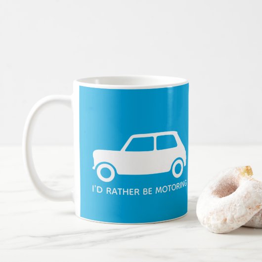 Mug Je circulerais en voiture plutôt Mini Cooper - le (Avec donut)