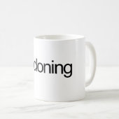 Mug Je clonage cardiaque (Devant droit)