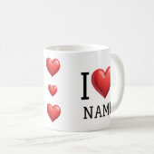 Mug Je coeur (Devant droit)