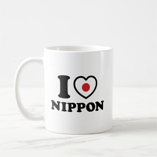 MUG JE COEUR [AMOUR] NIPPON (Gauche)