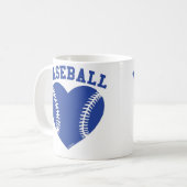 MUG JE COEUR BASEBALL (Devant gauche)