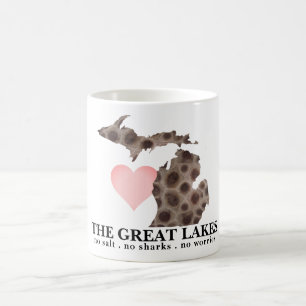 Mug Je coeur les Grands Lacs