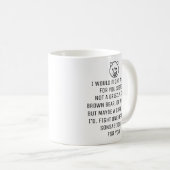 Mug Je combattrais un ours pour vous, soeur, (Devant droit)