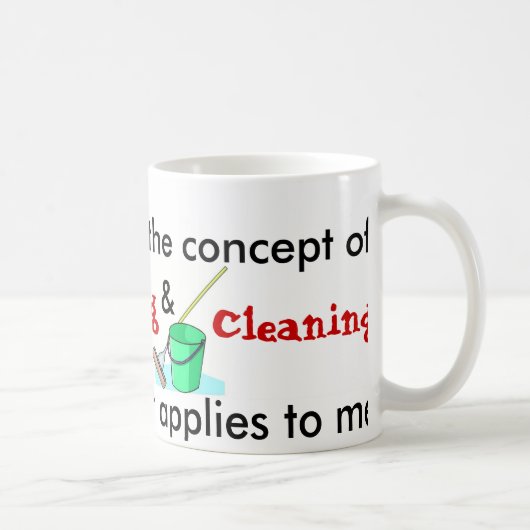 Mug Je comprends le concept de la cuisine et du (Droite)