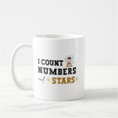 Mug Je compte les nombres et les étoiles - Comptable (Gauche)