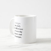 Mug Je conçois de la musique (Devant gauche)