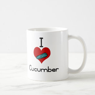 Mug Je concombre de coeur-amour