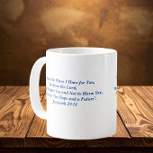 Mug Je connais les plans - Jérémie 29:11 / Écriture