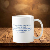 Mug Je connais les plans - Jérémie 29:11 / Écriture