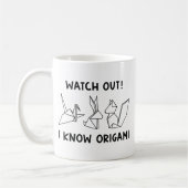 Mug Je Connais Origami (Gauche)