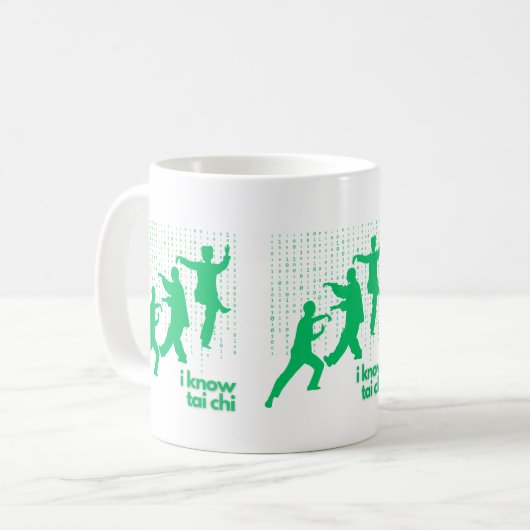 Mug Je Connais Tai Chi Matrix (Devant gauche)