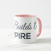 Mug Je construis mon empire (Devant droit)