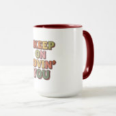Mug Je Continue À T'Aimer Romantique (Devant droit)