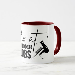 Mug Je Corrige À La Maison Bouteilles Jobs Drôle Coiff