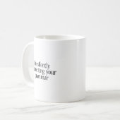 Mug Je corrige en silence votre grammaire Tshirt Funny (Devant gauche)