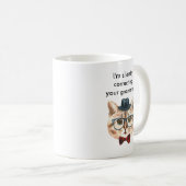 Mug Je corrige silencieusement ton chaton de grammaire (Devant droit)
