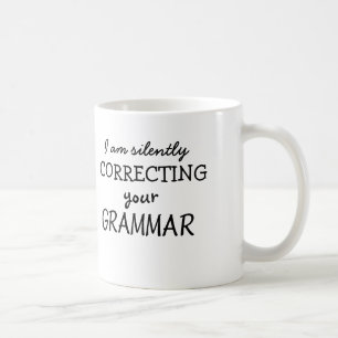 Mug Je corrige silencieusement votre grammaire